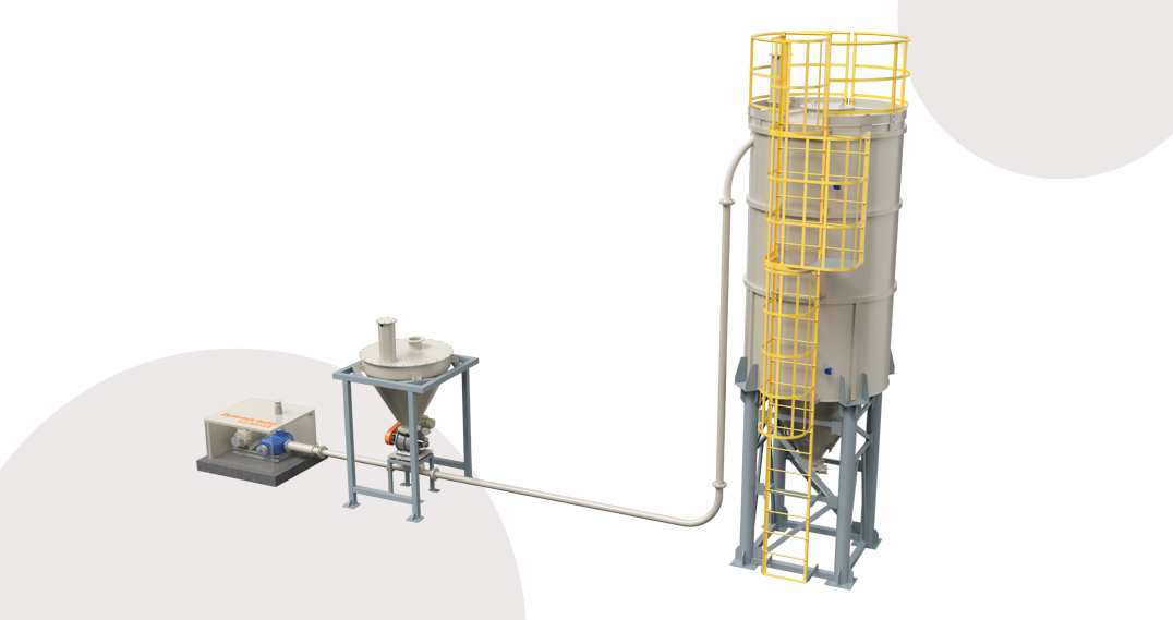 Pneumatic Conveying System (Pneumatic Conveyor for Powders & Granules)