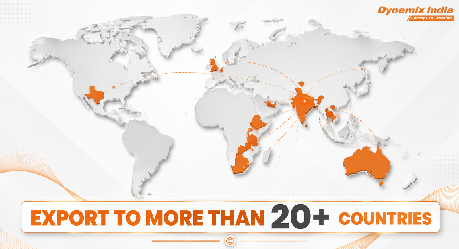 Delivering Solutions Across The Globe - Dynemix Global Footprint